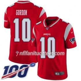 Miesten New England Patriots NFL Pelipaita Josh Gordon 10 Nike Punainen I 100th